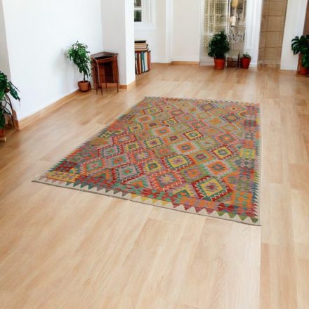 Chobi Kelim rug 202x293 hand woven wool Kilim