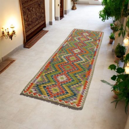 Afghan Kelim runner rug 80x285 hand woven Kilim rug