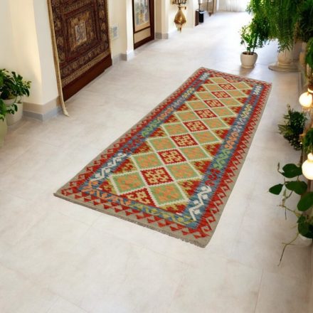 Afghan Kelim runner rug Chobi 88x298 hand woven Kilim rug