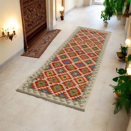 Afghan Kelim runner rug 83x293 ethnic hand woven Kilim