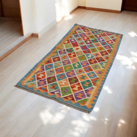 Kilim runner rug Chobi 80x195 afghan hand woven Kelim