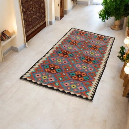 Chobi Kelim runner rug 83x198 hand woven wool Kilim