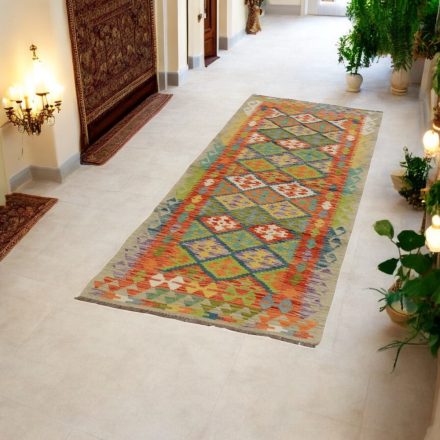 Kilim runner rug Chobi 83x248 afghan hand woven Kelim