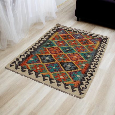 Ethnic Kilim rug Chobi 103x145 hand woven afghan rug