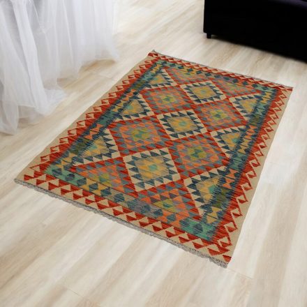 Afghan hand woven Kelim Chobi 100x154 Afghan wool Kilim rug