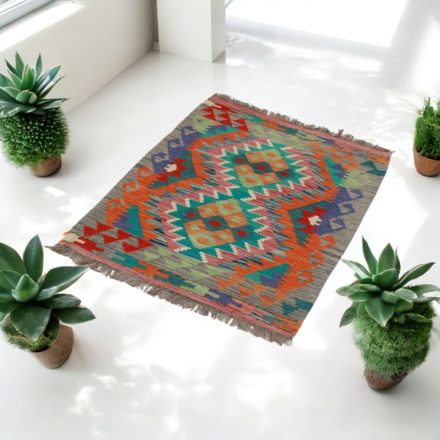 Afghan hand woven Kelim 64x93 Maimana Kilim rug