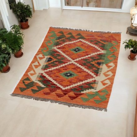 Afghan hand woven Kelim 61x89 Maimana Kilim rug