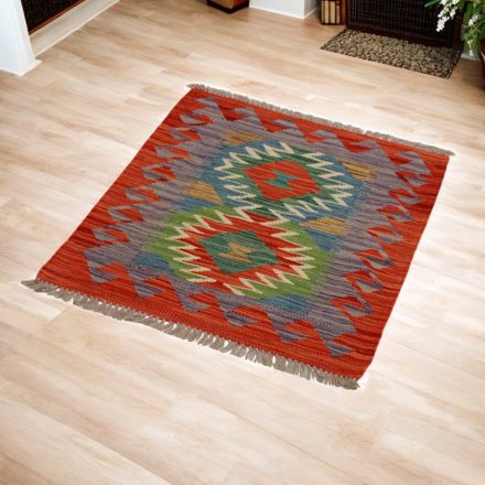 Maimana Kilim rug 61x89 hand woven afghan wool Kelim