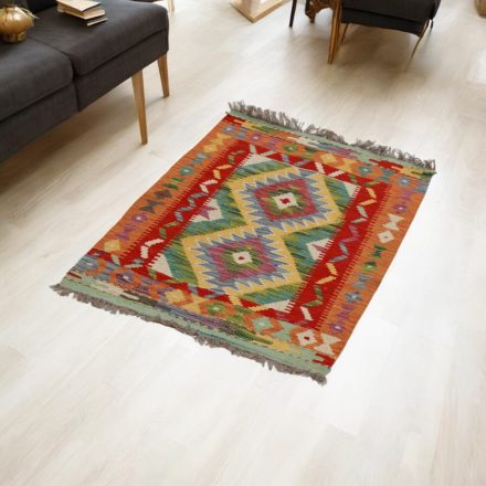 Chobi Kelim rug 62x99 hand woven wool Kilim