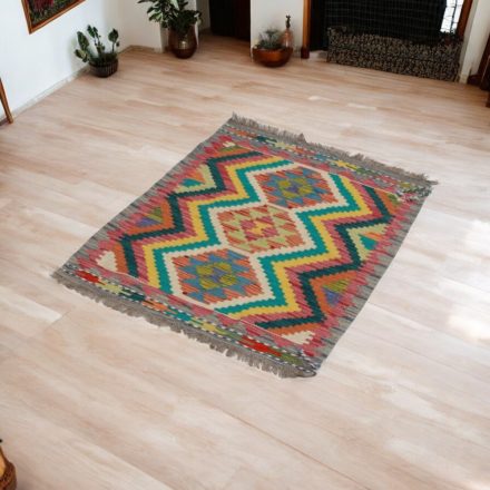 Wool Kilim rug Chobi 70x97 hand woven afghan Kelim rug