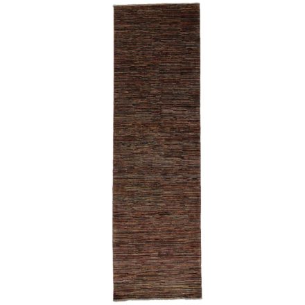 Gabbeh runner carpet 89x300 handmade modern rug for hallway