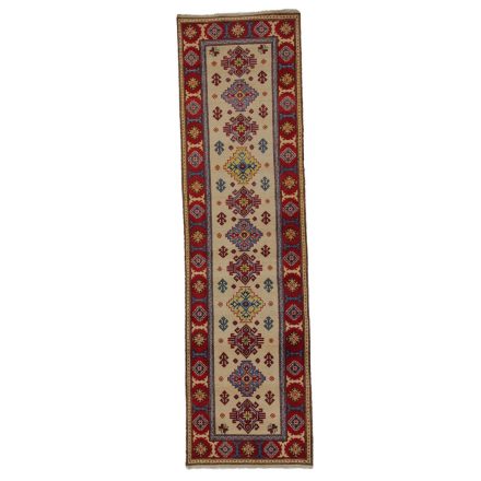 Kazak runner carpet 83x300 handmade afghan carpet for hallway