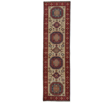 Kazak runner carpet 80x298 handmade afghan carpet for hallway