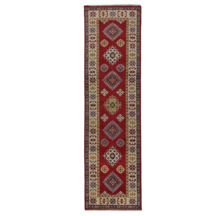 Kazak runner carpet 81x294 handmade afghan carpet for hallway