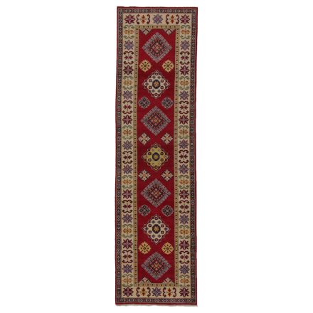 Kazak runner carpet 80x294 handmade afghan carpet for hallway