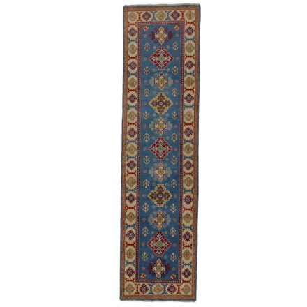 Kazak runner carpet 79x300 handmade afghan carpet for hallway