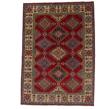 Kazak oriental rug 210x294 handmade afghan carpet for living room