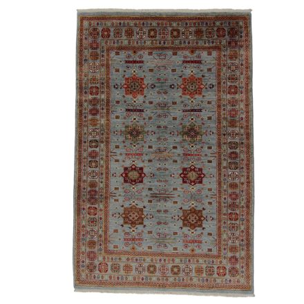 Kazak oriental rug 123x192 handmade afghan carpet