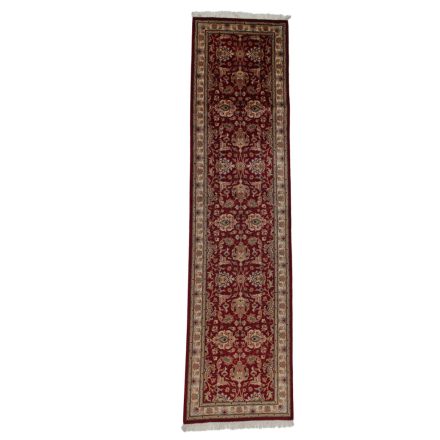 Isfahan Iranian runner rug 77x312 handmade Persian carpet for hallway