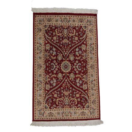 Isfahan persian rug 62x100 handmade iranian carpet