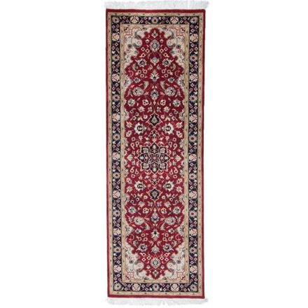 Isfahan rug 63x192 iranian handmade wool carpet