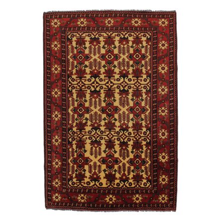 Oriental carpet 59x92 handmade Afghan wool carpet