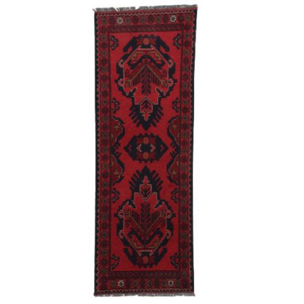 Oriental carpet 50x147 handmade Afghan wool carpet