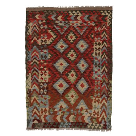 Afghan Kelim rug Chobi 188x134 hand woven ethnic kilim