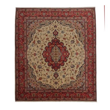 Iranian rug Yazd 212x241 handmade persian carpet for living room