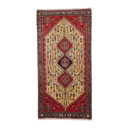 Iranian rug Abadeh 73x147 handmade Persian carpet