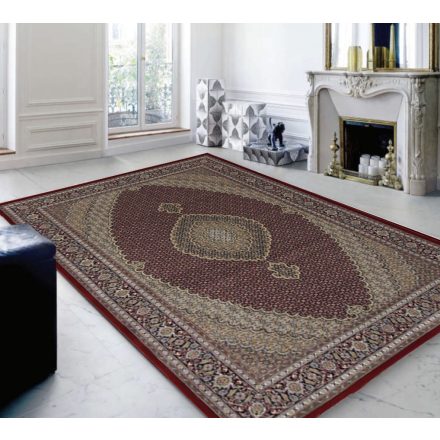 Persian carpet red MAHI 200x300 luxury living room rug in acrylic