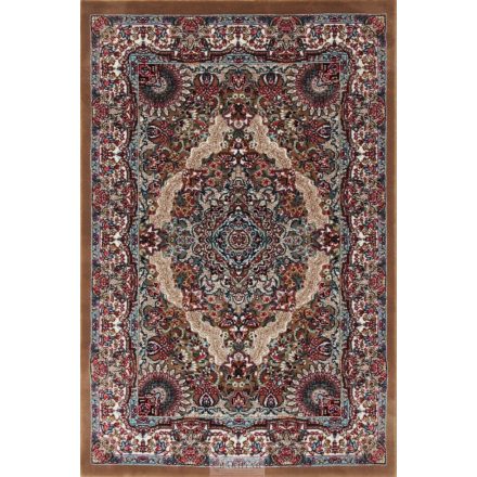 Persian carpet brown MEDALION 160x230 quality living room rug of acrylic