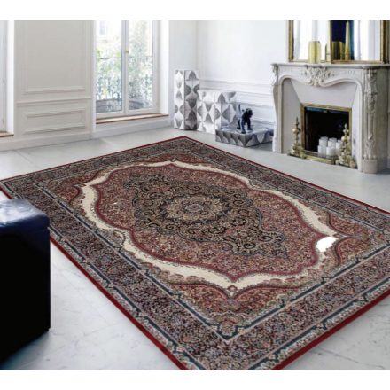 Persian carpet red MEDALION 200x300 exclusive living room rug of acrylic