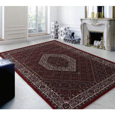 Persian carpet red BIDJAR 200x300 luxury living room carpet in acrylic