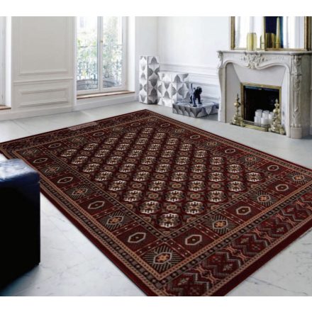 Persian carpet red BOKHARA 200x300 quality living room rug of acrylic