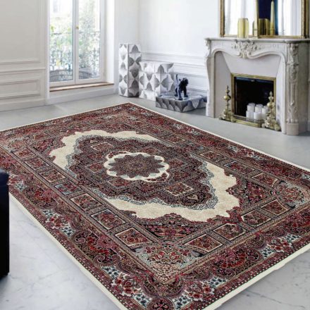 Persian rug beige TABRIZ 200x300 quality living room carpet of acrylic