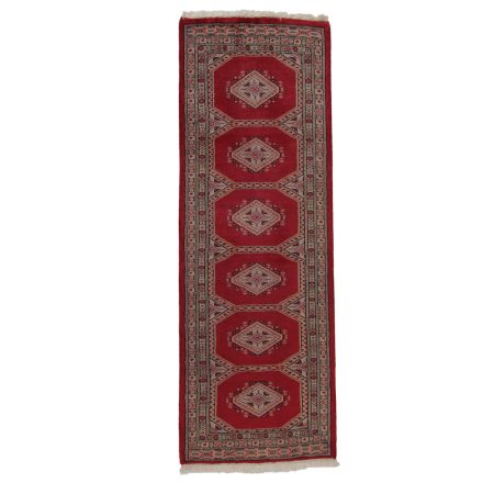 Runner rug red Jaldar 62x180 handmade Pakistani rug