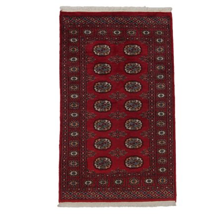 Pakistani rug red Bokhara 92x152 handmade oriental rug