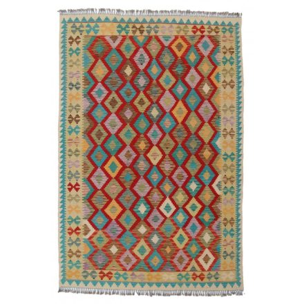 Wool Kelim rug Chobi 199x295 hand woven Afghan Kilim rug