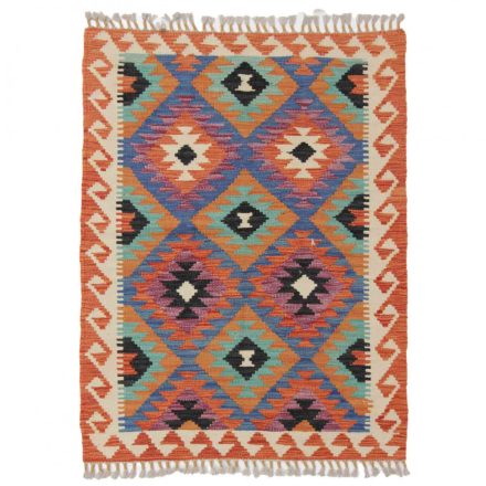 Wool Kelim Chobi 89x116 handmade Afghan Kilim rug