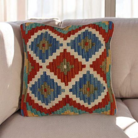 Kilim cushion 45x45 hand woven pillowcase