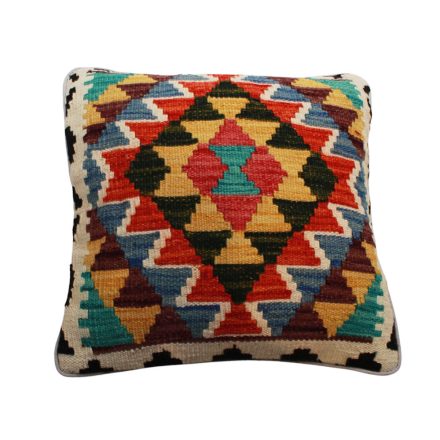 Handwoven decorative cushion 45x45 Kelim pillowcase