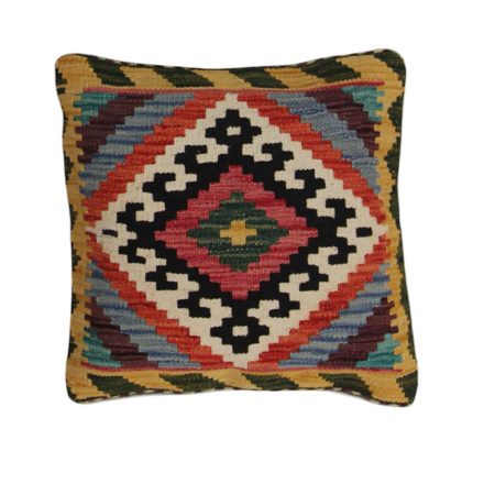 Kelim pillow case 45x45 hand woven decorative cushion