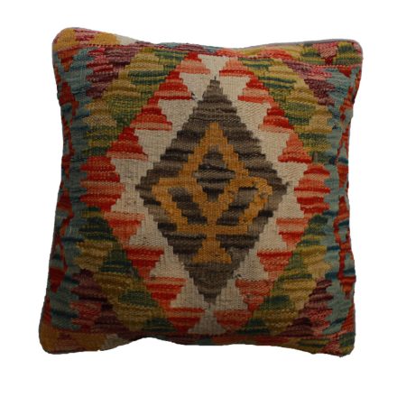 Hand woven cushion cover 45x45 Kelim decorative pillow