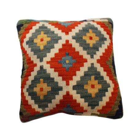 Kilim cushion 45x45 hand woven pillowcase