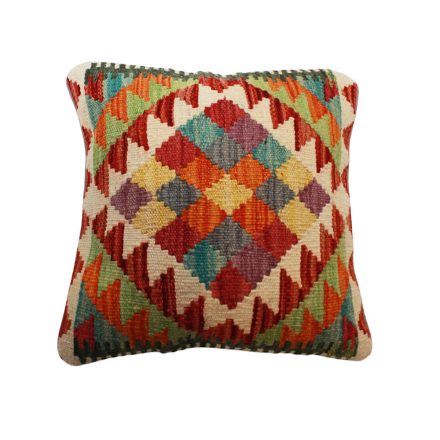 Kilim cushion 45x45 hand woven pillowcase