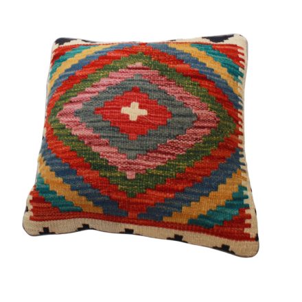 Kelim pillowcase 45x45 hand woven cushion