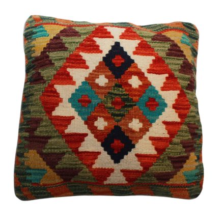 Kelim pillowcase 45x45 hand woven cushion