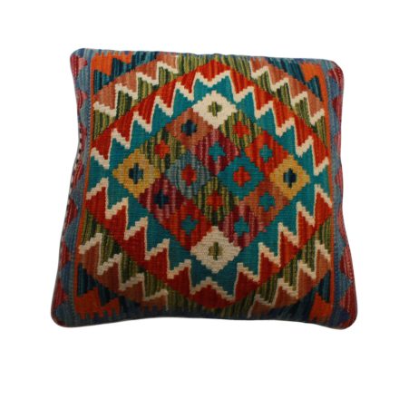 Hand woven cushion cover 45x45 Kelim decorative pillow