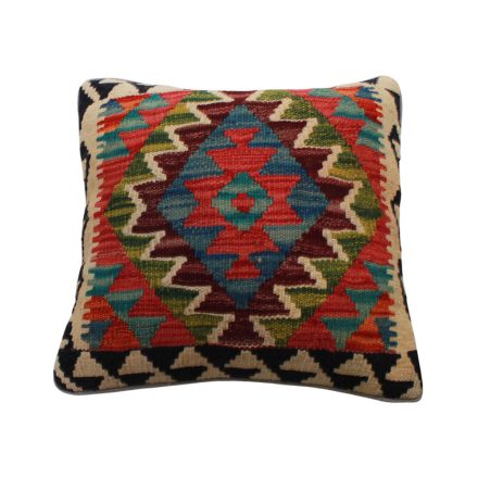 Handwoven Kelim pillowcase 45x45 afghan decorative cushion